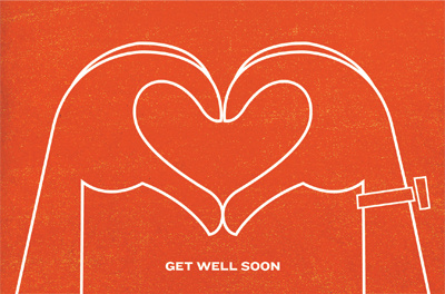 Get Well Soon card get well soon illustration