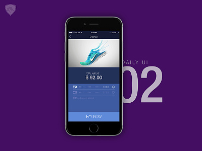 Daily UI 002 Credit Card Checkout card checkout credit iphone
