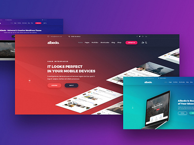 Albedo – Creative Agency PSD Template by themefire on Dribbble