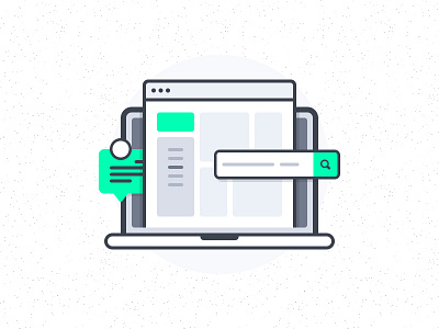 Web App Interfaces Illustration