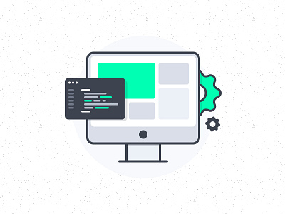 Front-End Development Illustration