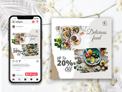 Latest food banner. 2021 banner branding creative design digital marketing facebook post food banner food poster illustration instagram post latest linked in banner logo modern poster social media banner social media poster vector