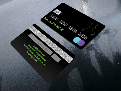 Black Credit Card design