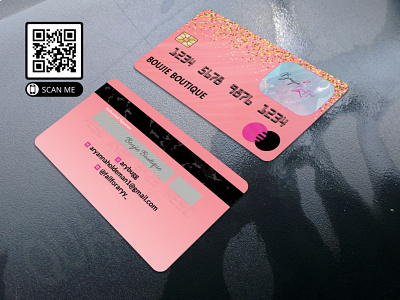 Mockup 21 animation business card design business cards costume credit card glitter illustration makeup artist visiting card wig