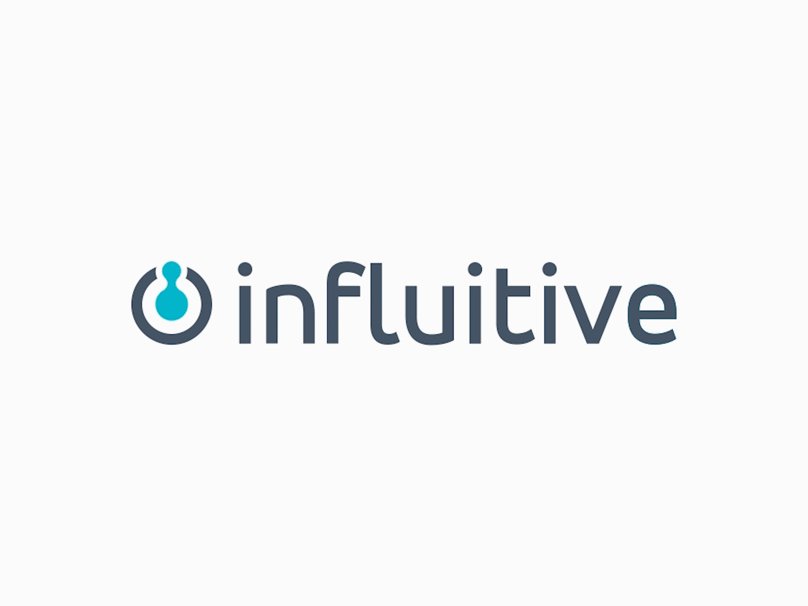 Animated Influitive logo after effects animation blue branding design icon logo motion graphics vector