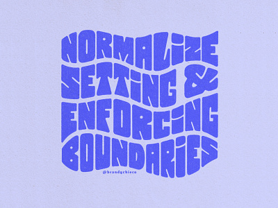 Normalize Setting & Enforcing Boundaries