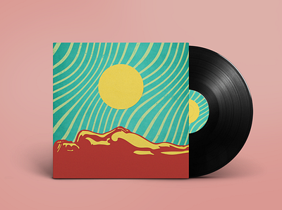 'Warmth' Album Cover Design album album art band merch design electronic music ep cover graphic design graphic designer illustration music industry