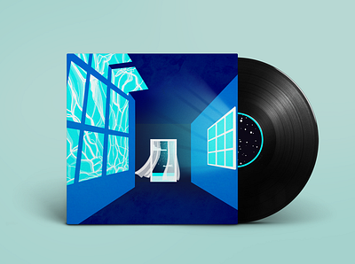 'Endless' Album Artwork album album art band merch design electronic music ep design graphic design illustration lp design