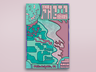 'Magic Beans' Philly Tour Poster 2018