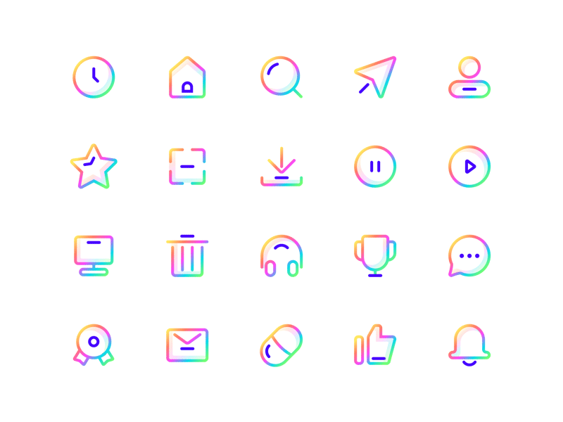 Icons by Toby Chen on Dribbble