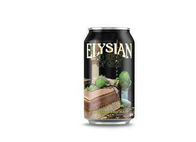 50 Shades of Green for Elysian Brewing beer branding design packaging