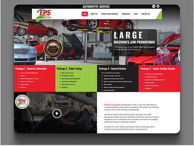 Daily UI 051 Press Page car car services daily ui 051 dailyui 051 green press page red