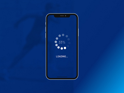 Daily UI 076 Loading blue circle daily ui 076 loading