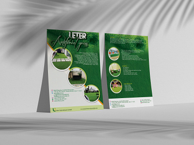 AD FLYER DESIGN, front & back print branding design