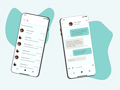 Daily ui 013 - Direct Messaging UI #013 013 adobe xd challenge chat chat app daily ui design designer message ui ux