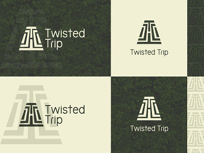 Twisted Trip 1 brand design brand identity branding design illustration labyrinth logo logo design