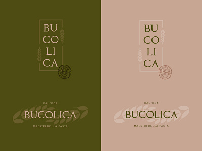 Bucolica. Pasta Logo brand design brand identity branding design food italian logo logo design pasta vector