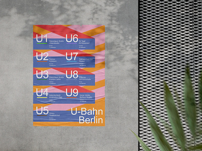 U-Bahn Belin - Poster