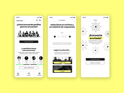 userzerø app design branding design designs device logo research survey ui ux