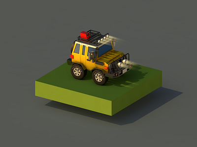 FJ Cruiser cinema 4d