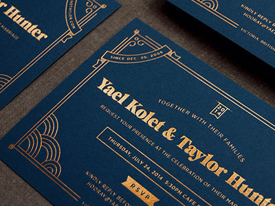 Yael & Taylor Wedding Invite