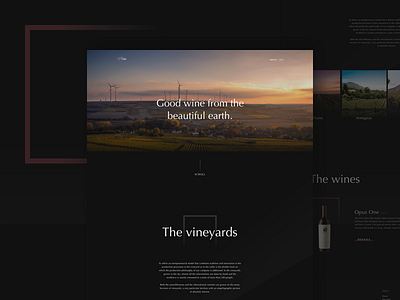 Carrwine - Homepage B2C Website b2c dark design ecommerce homepage ui ux web design website