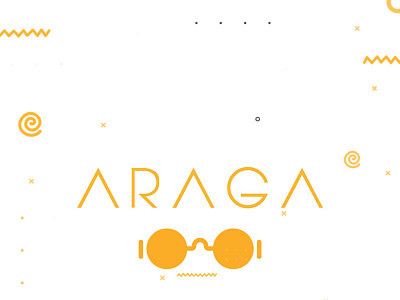 ARAGA POST branding business design typography