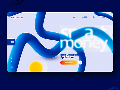 Metaverse Landing Page