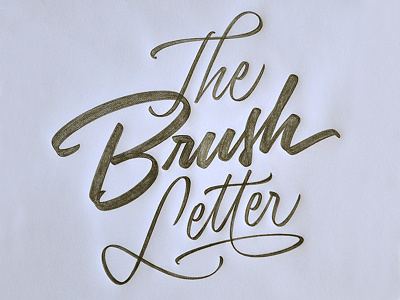 T&L The Brush Letter