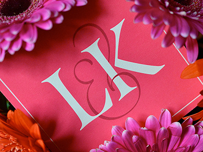 LK Monogram anniversary calligraphy design lettering logo love marriage monogram script type typography wedding