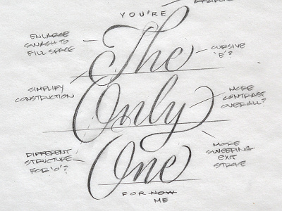 You're The Only One Sketch