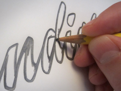 Ken Barber 1 lettering pen script