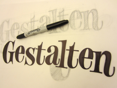 Gestalten bodoni didot gestalten lettering workshop