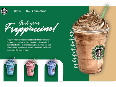 Starbucks Coffe 3d animation branding design graphic design illustration logo motion graphics ui vector