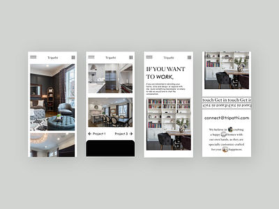 Interior designer studio website design design interaction interface interior mobile mobile design product page productdesign responsive search typography ui ui ux user experience ux web website design