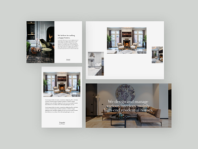 Interior designer website design aesthetic design typography ui ux web website website design