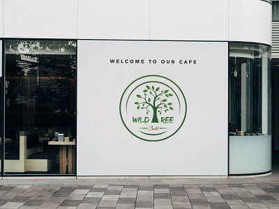 Wild Tree Cafe LOGO adobe illustrator icon logo logodesign minimal typogaphy vector