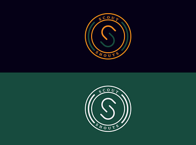 scout logo adobe illustrator branding logo logodesign minimal s logo s simble scout logo ss logo typogaphy