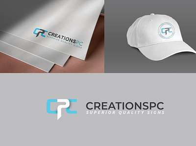 CPC CREATIONSPC LOGO adobe illustrator advertising logo branding design logo logodesign minimal typogaphy