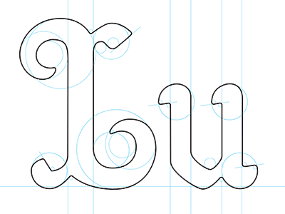 Lula Drake Letterform Construction and Redesign