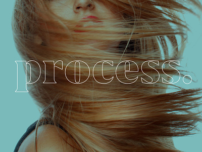 Process Hair Salon Logotype