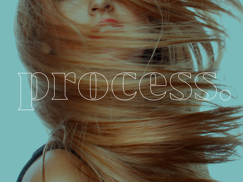 Process Hair Salon Logotype By Riggs Partners On Dribbble