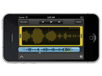 Dribbble android apple audio garage band ios