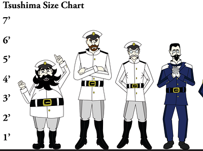 Tsushima Character Concepts comic art concept art illustration tsushima