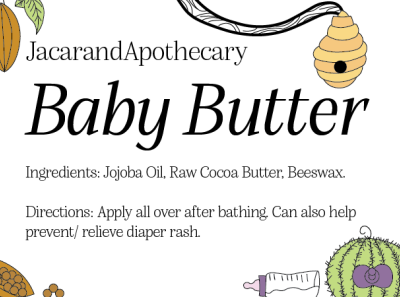 JacarandApothecary Labels