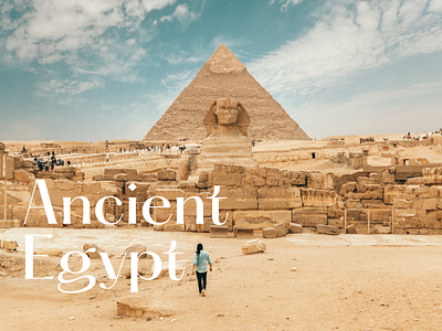 Ancien Egypt — Design exercice PART ONE design graphic design ui