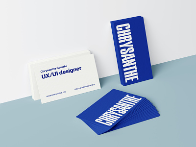 Business card - junior ux/ui designer adobe branding business business card design designer figma graphic design indesign junior layout print student type ui uidesigner