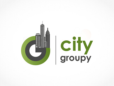 City Groupy Logo app icon brand branding building identity logo