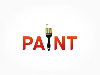 Paint Logo app icon brand branding design identity illustration logo vector