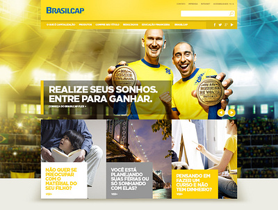 BrasilCap Site ui ux web